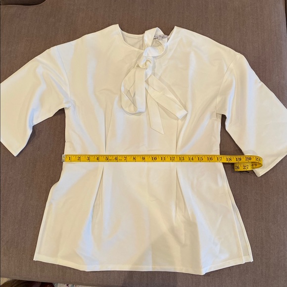 Love Bonito White Exley Flutter Sleeve Sash Top - Picture 5 of 6